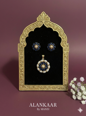 Basra Moti Pendant Set